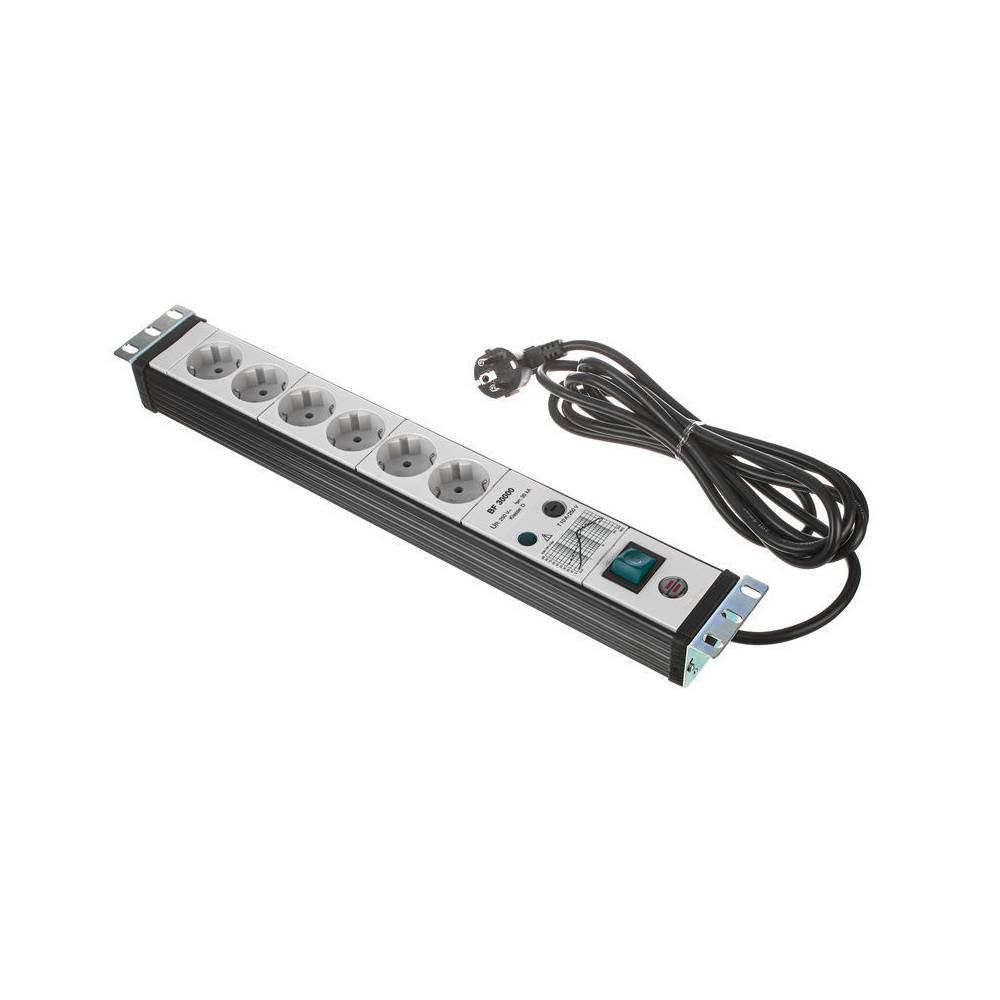 Brennenstuhl overspanningsbeveiliging 19 inch 6-voudig