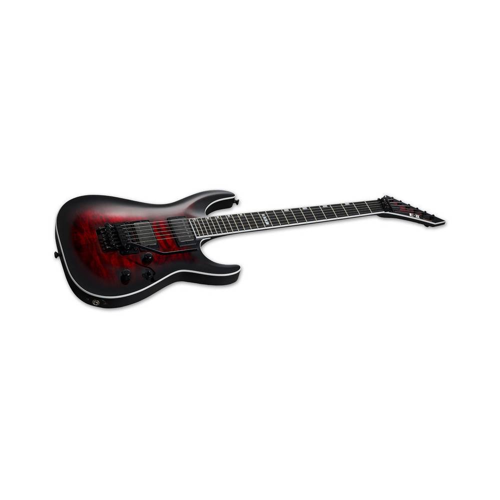 ESP E-II Horizon FR-II See Thru Black Cherry Sunburst elektrische gitaar met koffer