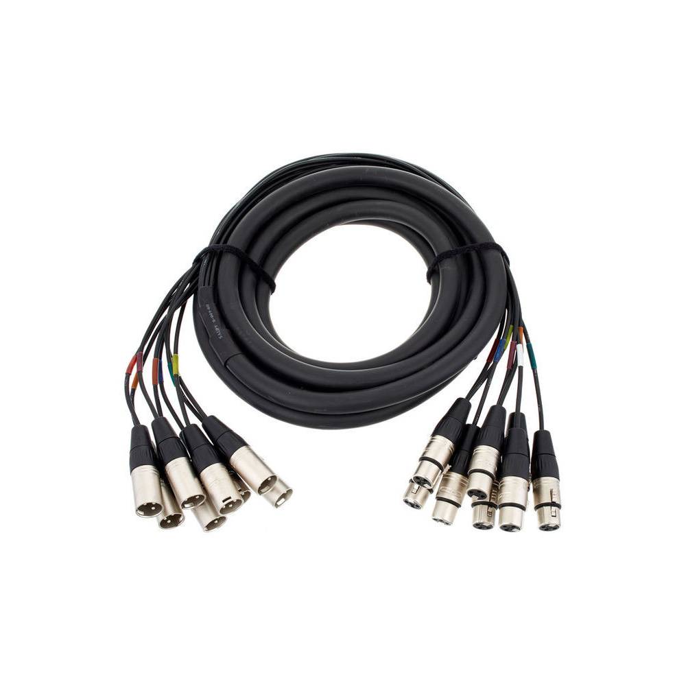 Cordial CML8-0FM5C Intro multikabel 8x XLR male - 8x XLR female 5m