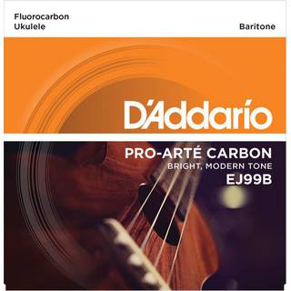 D'Addario EJ99B Pro Arte Carbon snarenset voor bariton ukelele