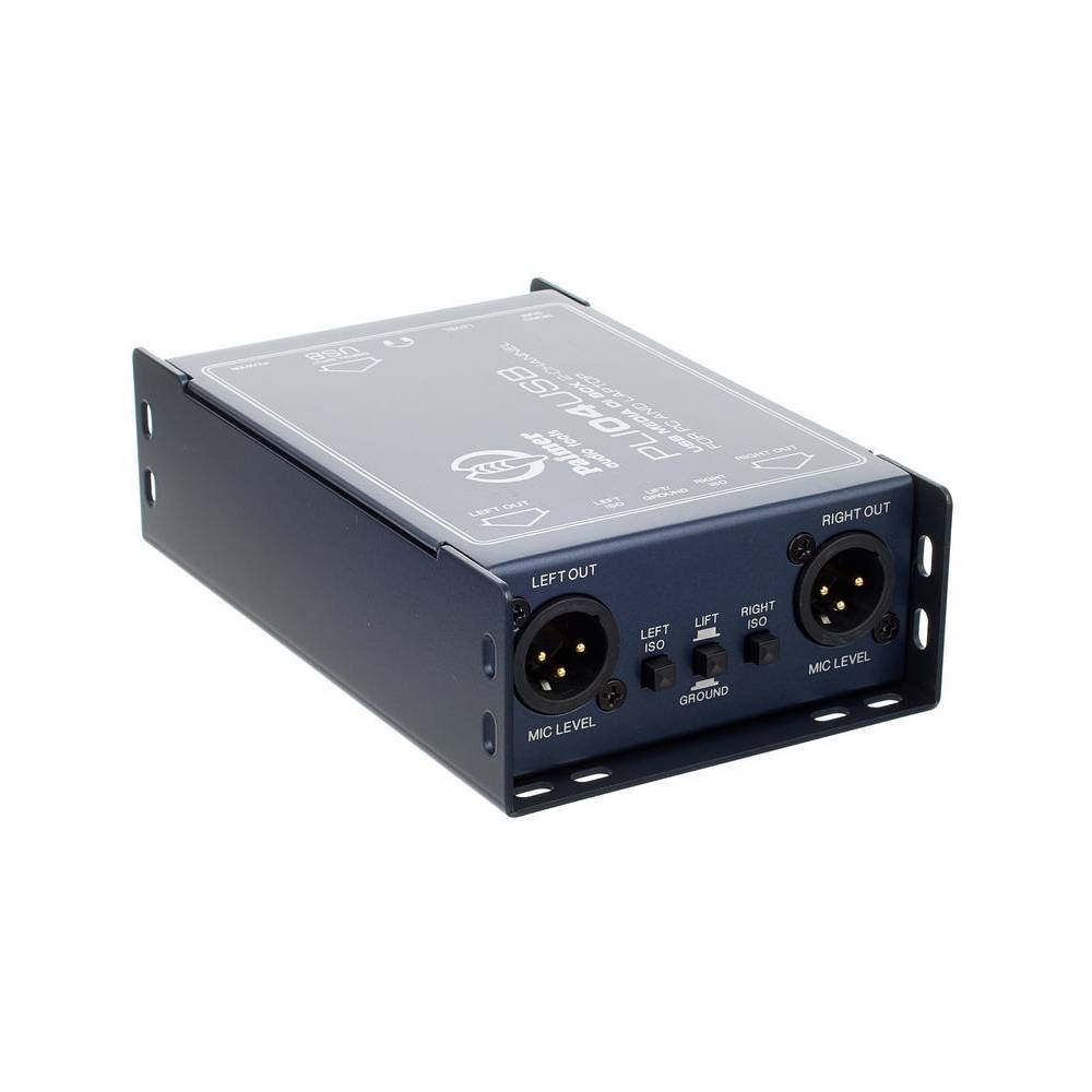 Palmer LI 04 USB 2-kanaals USB DI Box en Line Isolator