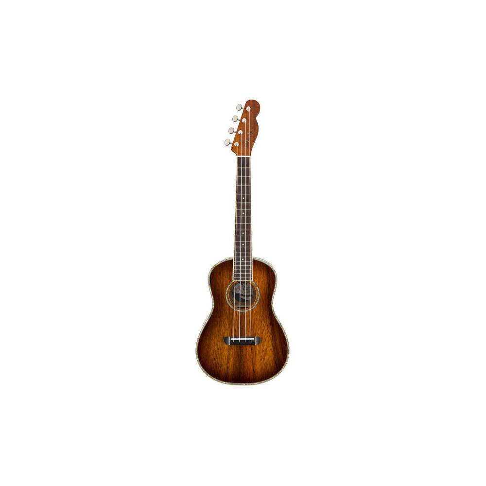 Fender California Coast Montecito Tobacco Burst Limited Edition tenor ukelele met tas