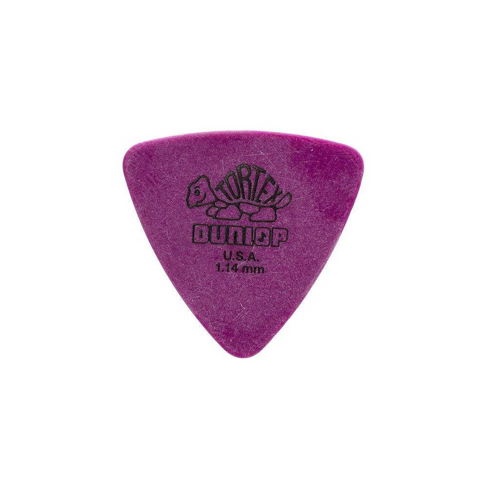 Dunlop 431P114 Tortex Triangle Pick 1.14 mm plectrumset (6 stuks)