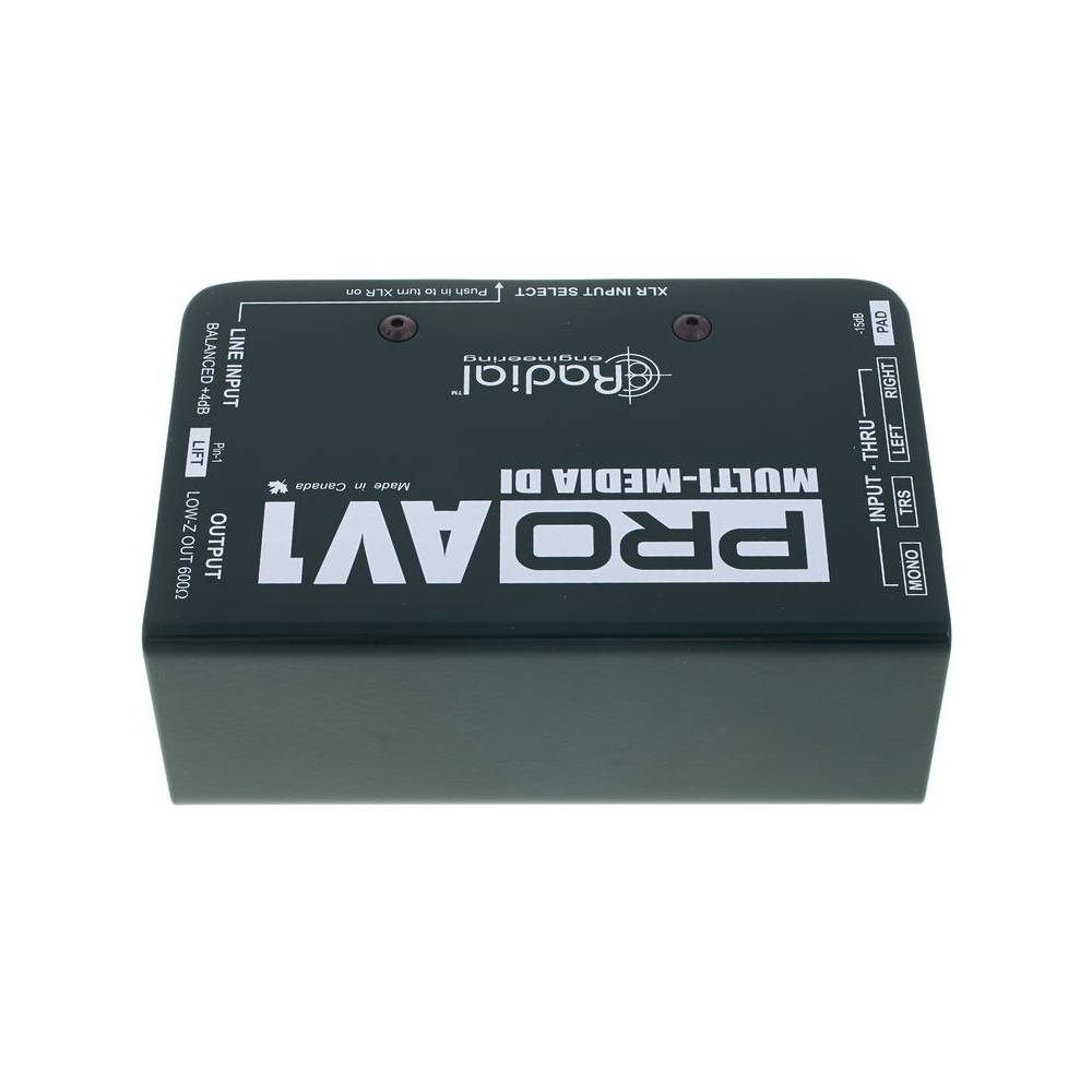 Radial Engineering ProAV1 Mono passieve Direct Box