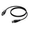 Procab CLD955/0.5 DMX en AES kabel 5-polig 50cm