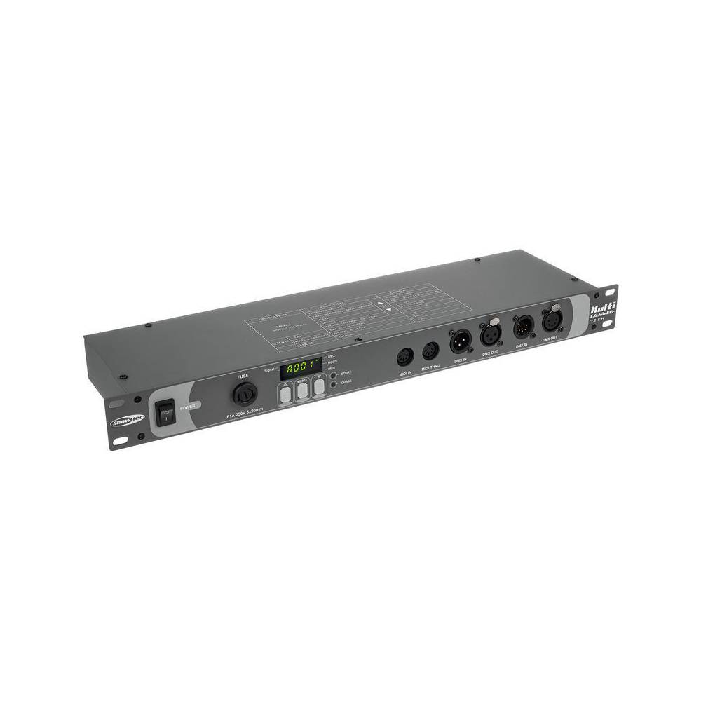 Showtec Multi Exchanger 72 Ch 3+5 pin Demultiplexer