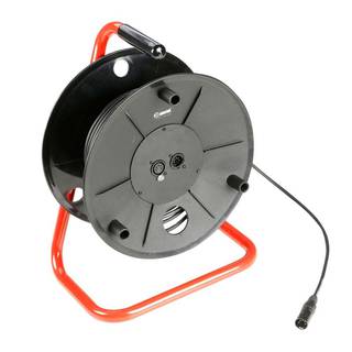 Adam Hall 3 Star CDDMX 5030 kabelhaspel met 30m DMX/AES-kabel 5p