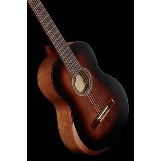 Ortega R55DLX-BFT Family Pro Series Full-size Guitar Bourbon Fade klassieke gitaar met armsteun