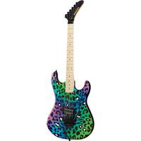 Kramer Guitars Custom Graphics Baretta "Feral Cat" Rainbow Leopard met EVH® D-Tuna® inclusief premium gigbag