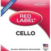 Super Sensitive Strings 6106 Red Label Cello snarenset voor 4/4-formaat cello met soft tension