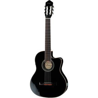 Ortega Family Pro RCE141BK E/A klassieke gitaar zwart met gigbag
