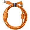 UDG U95006OR audio kabel USB 2.0 A-B haaks oranje 3m