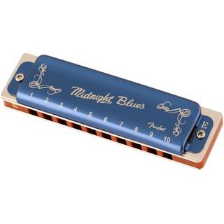 Fender Midnight Blues Harmonica E mondharmonica met opbergdoosje