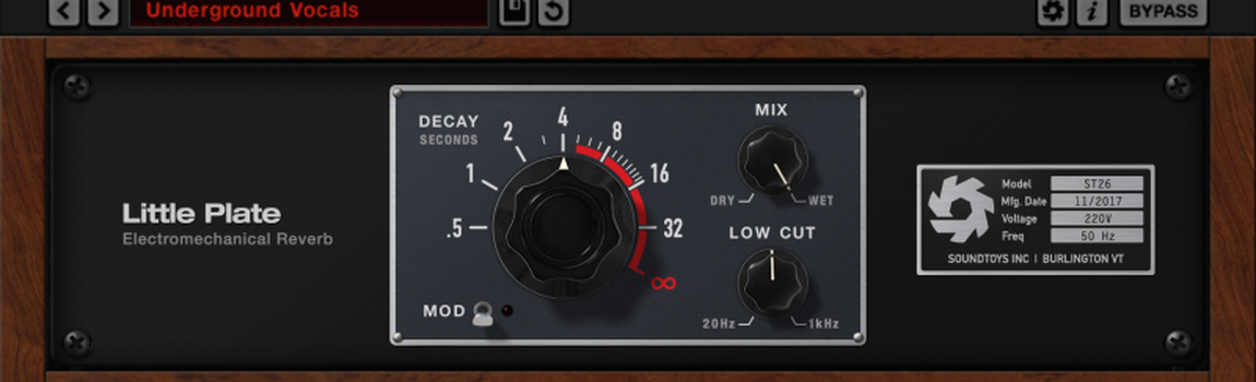 Free download: Little Plate Reverb by SoundToys