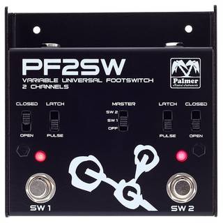Palmer PF2SW universele tweekanaals voetschakelaar