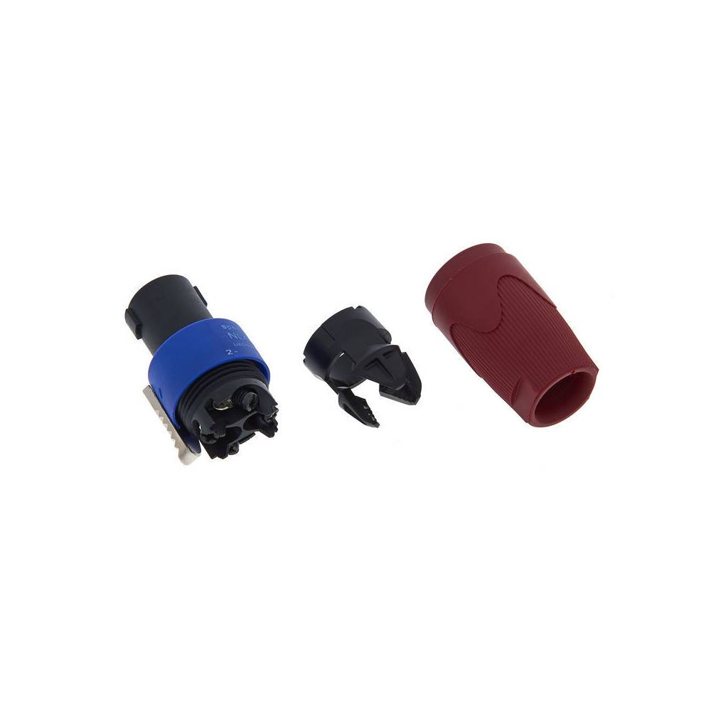 Neutrik NL4FX2 speakON 4p female rood