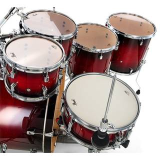 Pearl DMP926S/C261 Decade M. Gloss Deep Red 6-delig drumstel