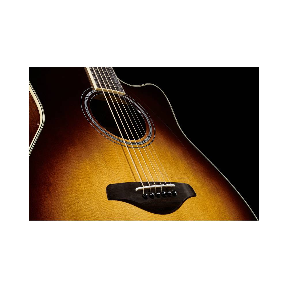 Yamaha FGC-TA Brown Sunburst TransAcoustic elektrisch-akoestische gitaar