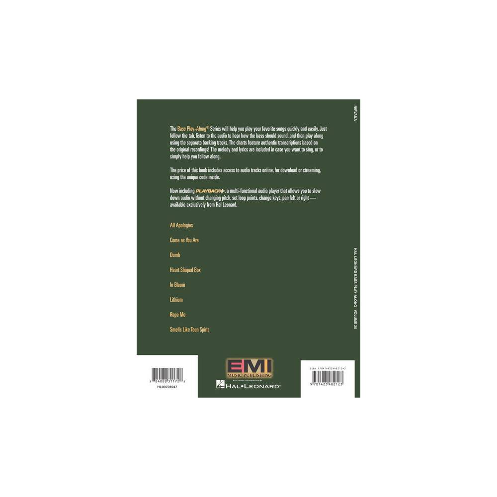 Hal Leonard Bass Play Along Volume 25 Nirvana