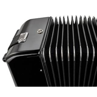 Hohner Bravo II 48 Zwart, Silent Key accordeon