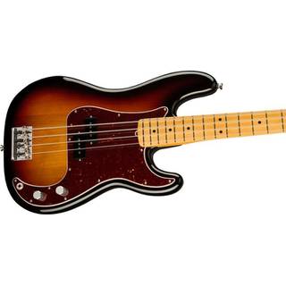 Fender American Professional II Precision Bass MN 3-Color Sunburst elektrische basgitaar met koffer