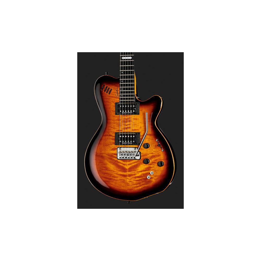 GODIN LGXT Cognac Burst Flame AA
