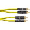 Cordial DJ-RCA0.6Y CEON 2x RCA kabel 60 cm, geel