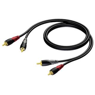 Procab CLA800/3 2x RCA male - 2x RCA male kabel 3m