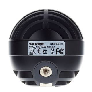 Shure MV5 Black USB en iOS microfoon