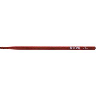 Nova by Vic Firth N2BR 2B drumstokken met houten tip, rood