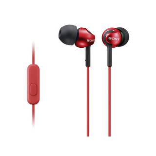 Sony MDREX110APR in-ear headphones rood