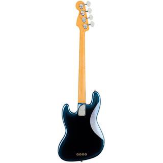 Fender American Professional II Jazz Bass FL Dark Night RW fretloze elektrische basgitaar met koffer