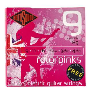 Rotosound R9 Roto Pinks set elektrische gitaarsnaren 009 - 042