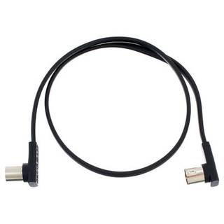 RockBoard Flat MIDI Cable haaks 60 cm