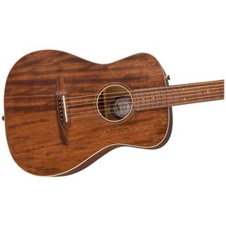 Fender Malibu Special Mahogany Natural Satin elektrisch-akoestische westerngitaar met gigbag