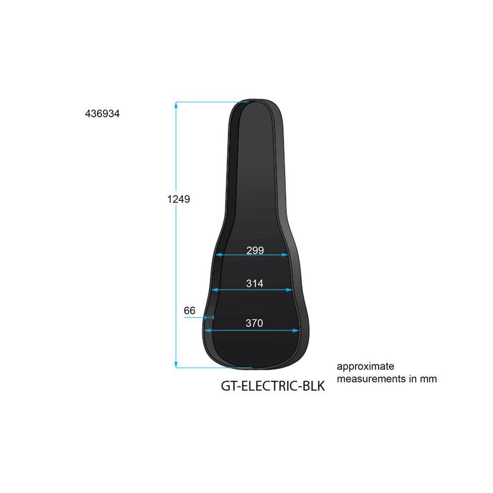 Gator Cases GT-ELECTRIC-BLK gigbag voor elektrische gitaar