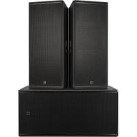 RCF 2x NX 985-A + SUB 8008-AS stereo speakersysteem