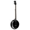 Ortega OBJ250-SBK Raven Series 5-string Banjo Satin Black banjo met gigbag