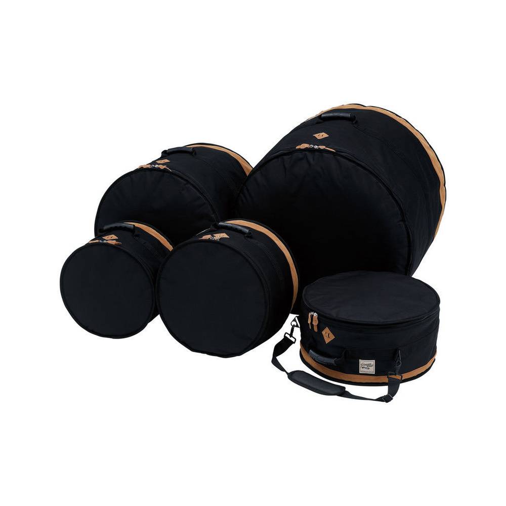 Tama TDSS52KBK Powerpad Designer Black 5d. drumhoezenset 22,10,12,14,16