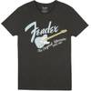 Fender Original Telecaster Men's Tee Gray/Sonic Blue T-shirt L