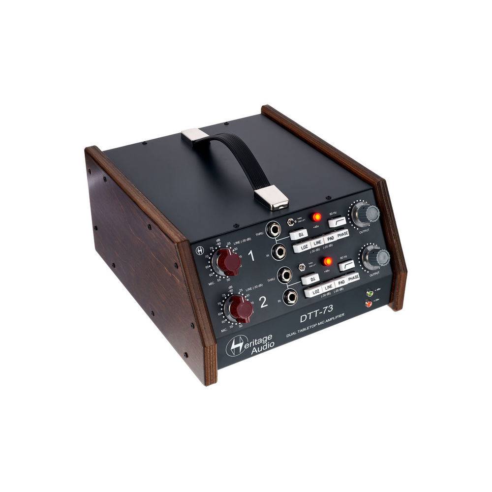 Heritage Audio Dual TableTop 73 tweekanaals microfoon voorversterker