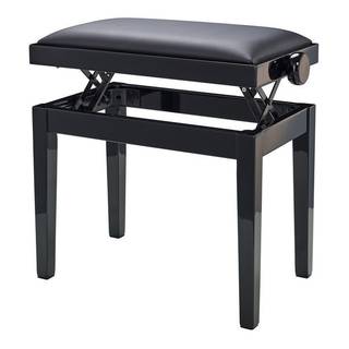 Konig & Meyer 13971 pianobank hoogglans zwart met kunstlederen zitting