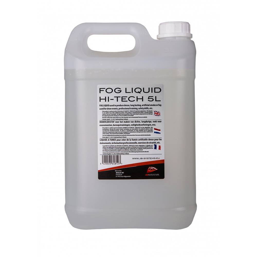 JB systems Fog Liquid Hi-Tech 5L rookvloeistof