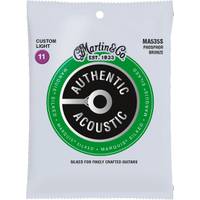 Martin Strings MA535S Authentic Acoustic Silked Phosphor Bronze