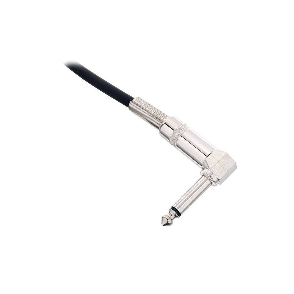 Cordial EI1.5PR Elements instrumentkabel 6.3 TS jack haaks-recht 1.5m zwart