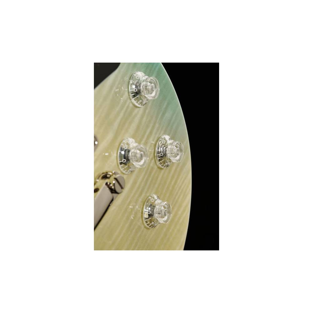 Epiphone Les Paul Modern Figured Caribbean Blue Fade elektrische gitaar