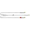 Cordial CFY1.5WCC-SNOW Intro verloopkabel 3.5mm TRS jack - 2x RCA 1.5m wit