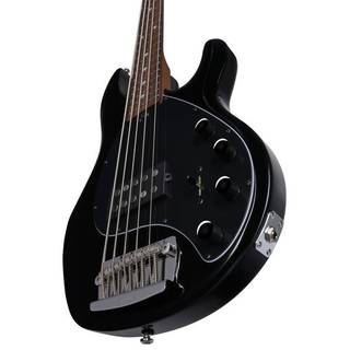 Sterling by Music Man Ray35 Black Baked Maple 5-snarige bas