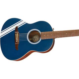 Fender FSR Sonoran Mini Competition Stripe Lake Placid Blue 3/4-formaat westerngitaar met gigbag
