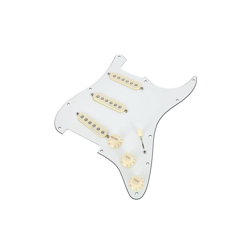 Fender Pre-Wired Strat PG Hot Noiseless SSS Parchment